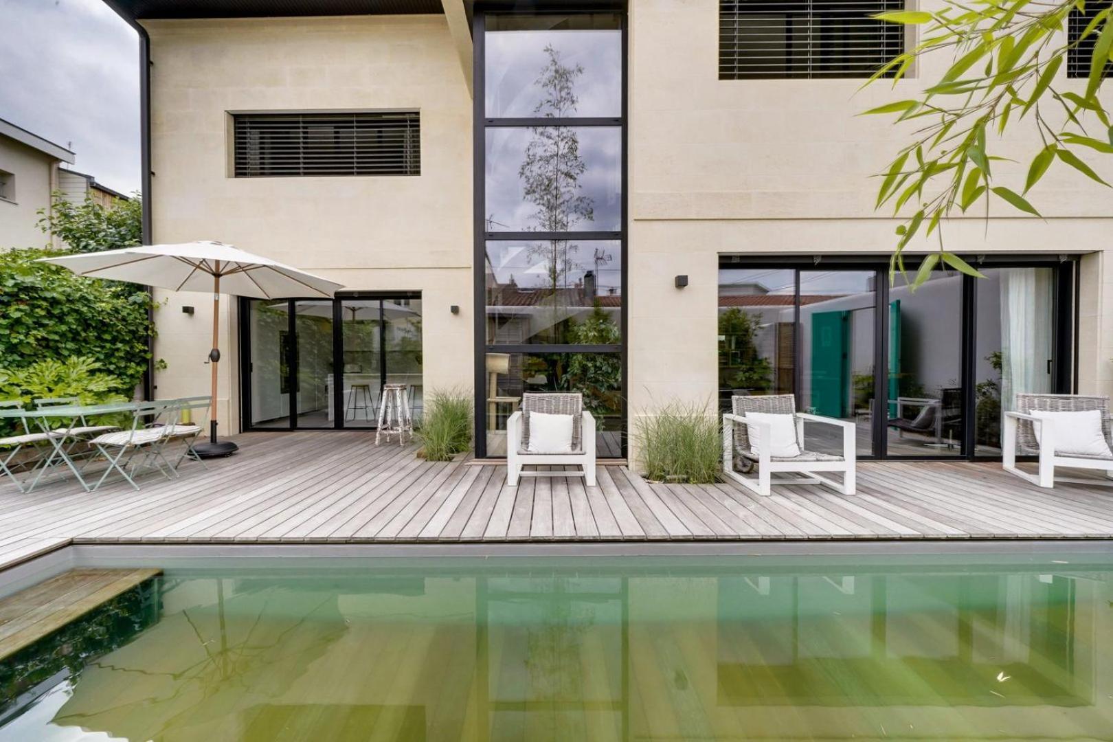 Spacious Bordeaux Family Home With Swimming Pool Extérieur photo